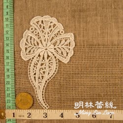 花朵蕾絲-歐式古典華麗花朵縷空歐式圖騰花片-長約15公分-單朵