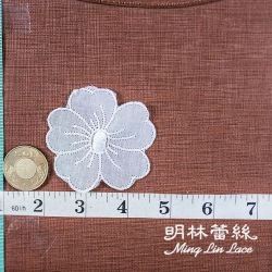 花朵蕾絲-日系手作日式花朵花片-長約7公分-單朵