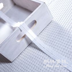 棉布蕾絲-歐式古典白色縷空圖騰花邊-寬約1.5公分